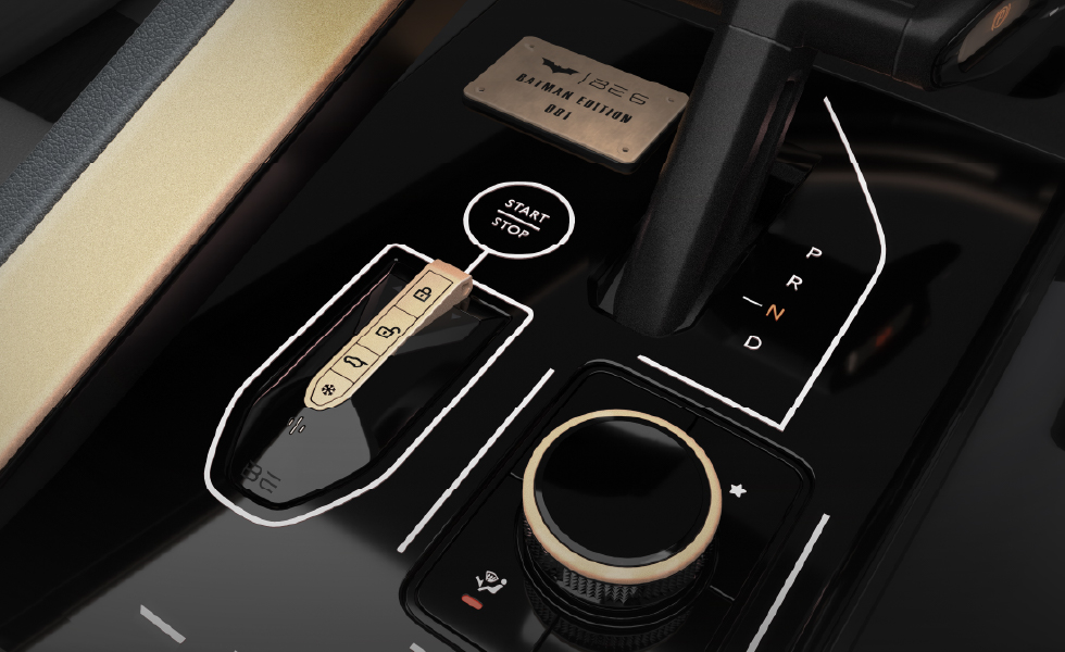 Custom Satin Black Colour exclusive to the Batman Edition