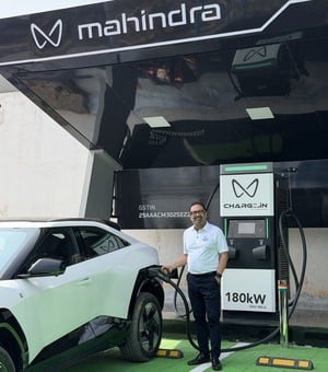 Mahindra Charge_IN inaugurates 180 kW ultra-fast charging network