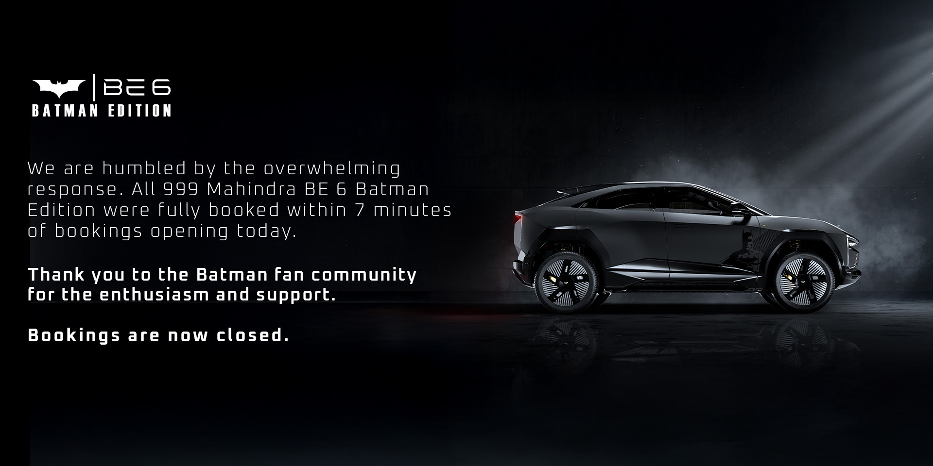 'BE6 x The Dark Knight', Limited Edition