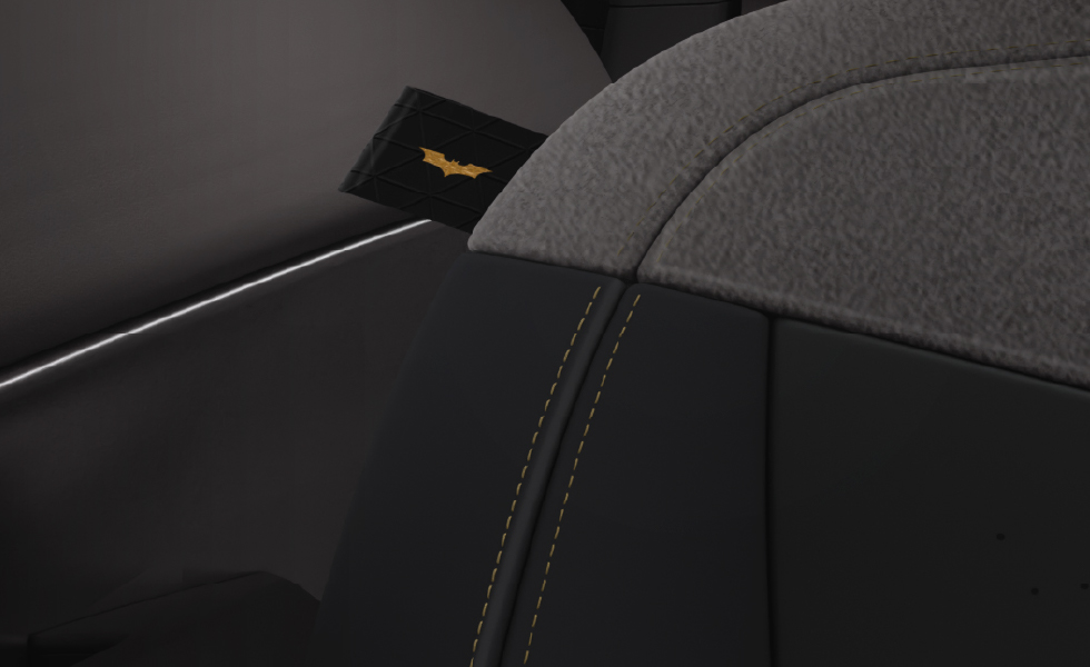 Custom Satin Black Colour exclusive to the Batman Edition