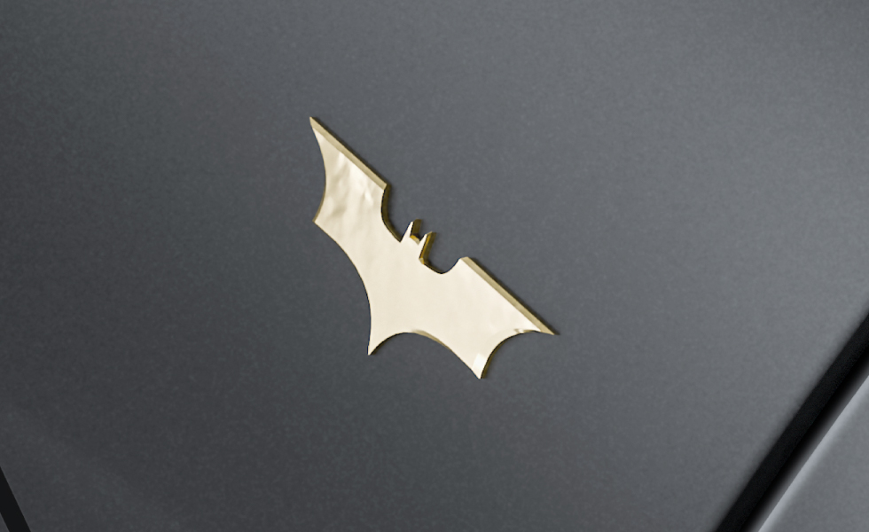 The Bat emblem uniquely placed on Hub caps, Front Quarter panels, Rear bumper, Window, Tailgate Glass